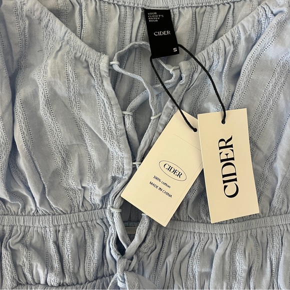 NWT Cider Texture Lace Up Layered Mini - Picture 6 of 6